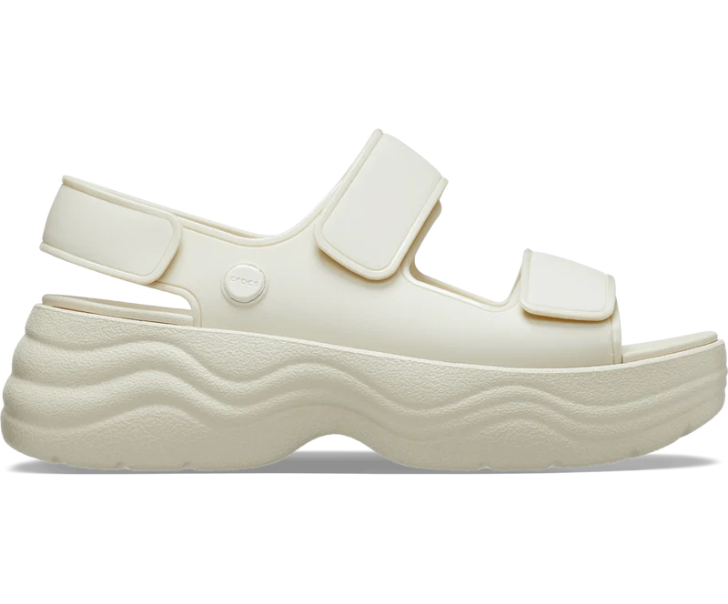Crocs Unisex-Skyline-Sandale – Knochen