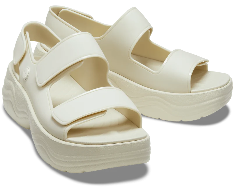 Crocs Unisex-Skyline-Sandale – Knochen