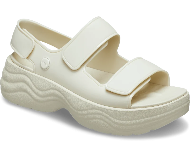 Crocs Unisex-Skyline-Sandale – Knochen