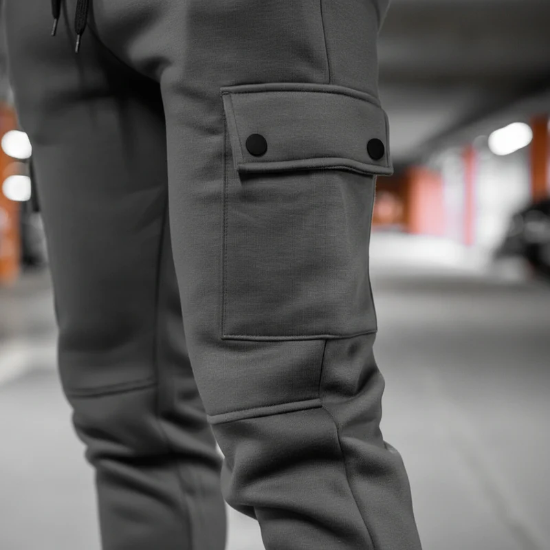 Cropped Jogginghose Mit Tasche - Rene