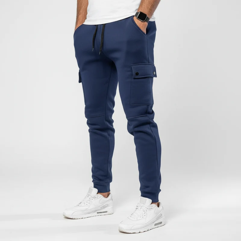 Cropped Jogginghose Mit Tasche - Rene