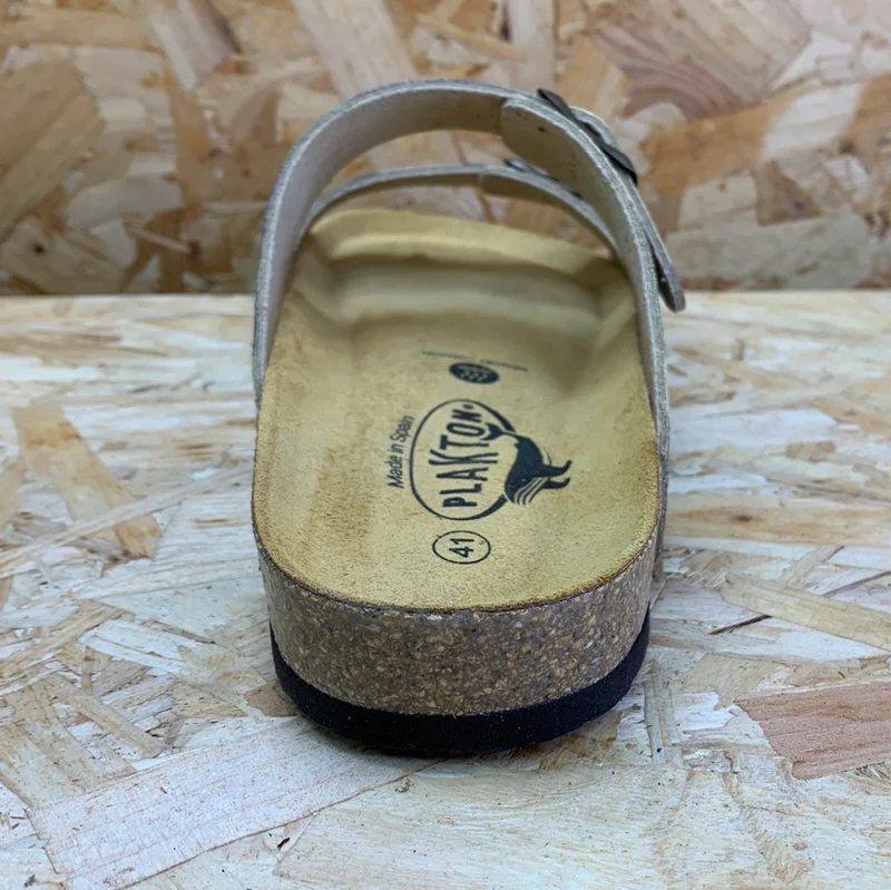 Plakton Herren-Sandale „Malaga“ aus Spaltleder – Camo