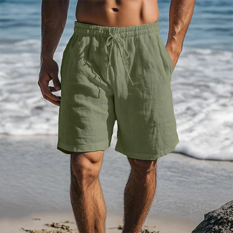 Ennio | Herren Strandhose Shorts mit Kordelzug