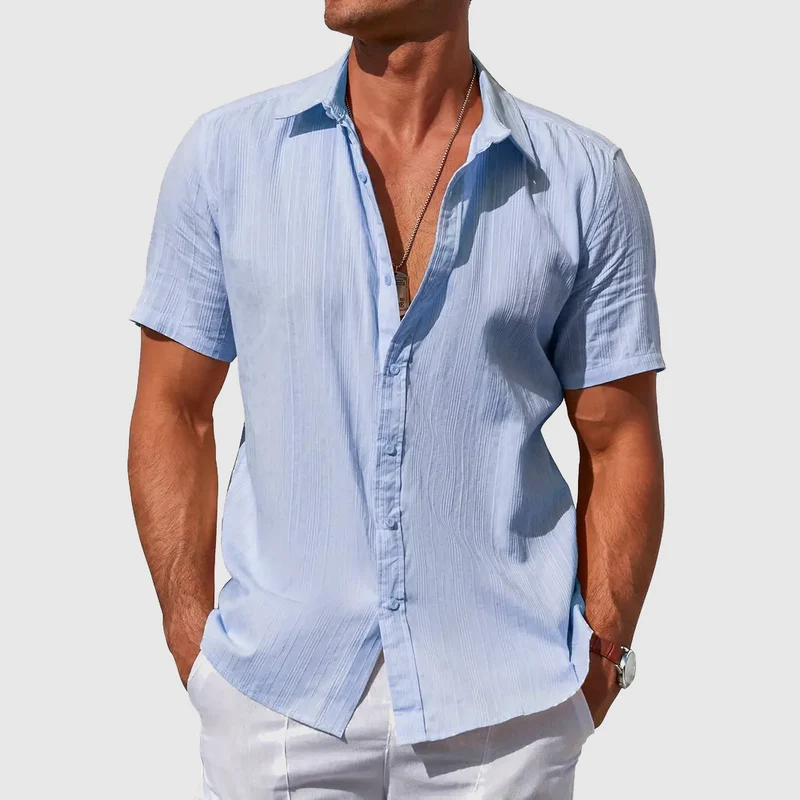Caius | Herren Kurzarmhemd Regular Fit Freizeithemd