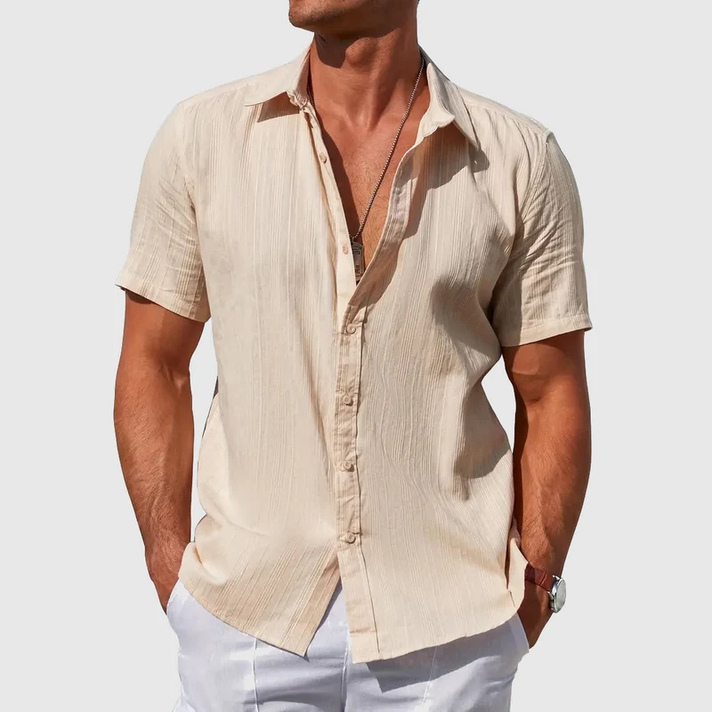 Caius | Herren Kurzarmhemd Regular Fit Freizeithemd
