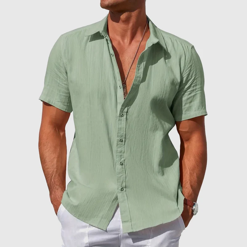 Caius | Herren Kurzarmhemd Regular Fit Freizeithemd