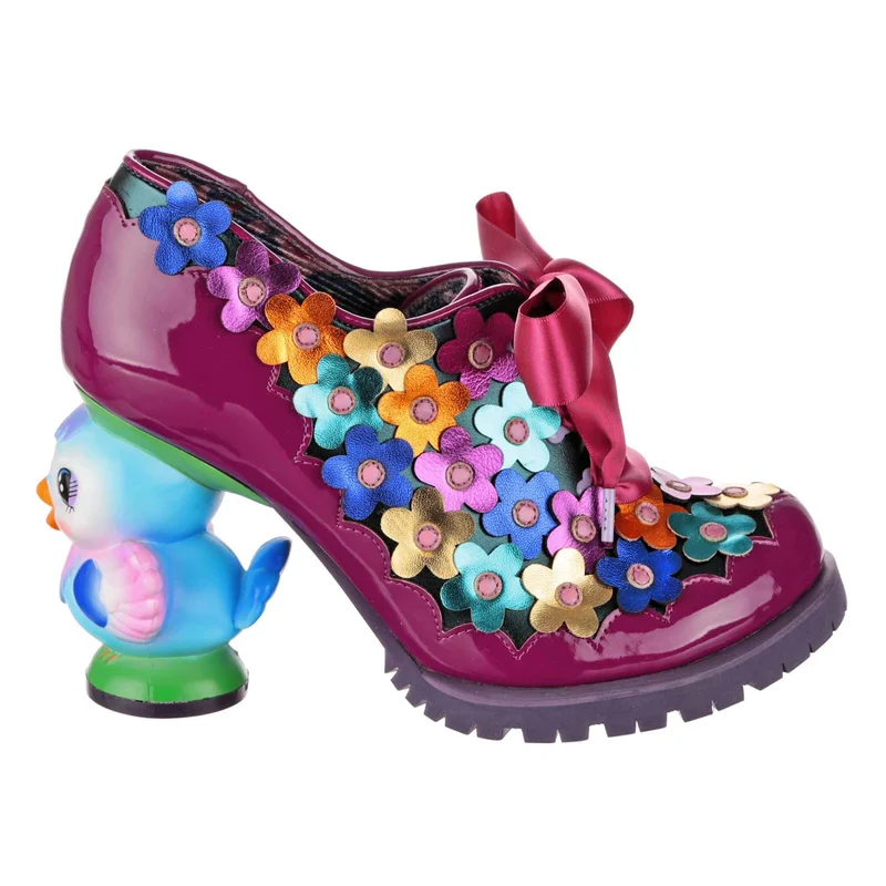 Irregular Choice Damen Birdadette High Heel - Pflaume