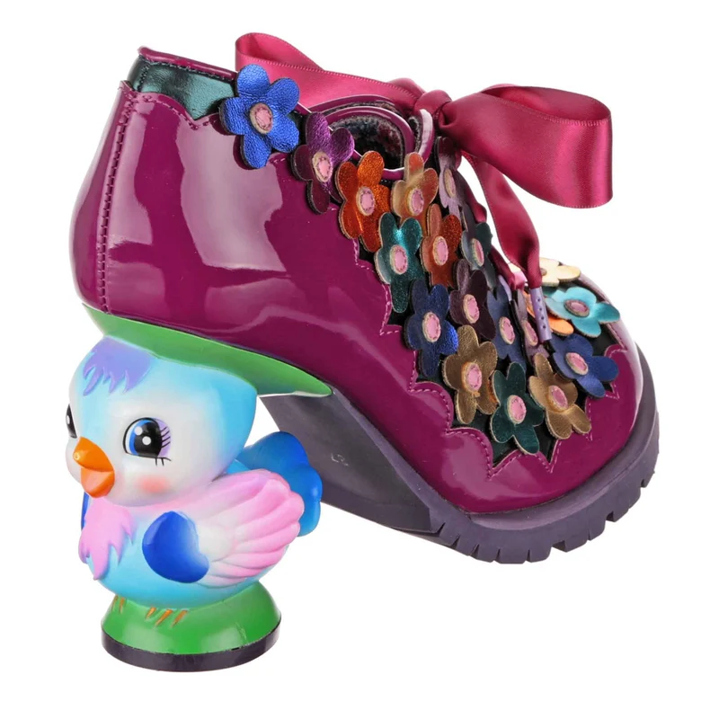Irregular Choice Damen Birdadette High Heel - Pflaume