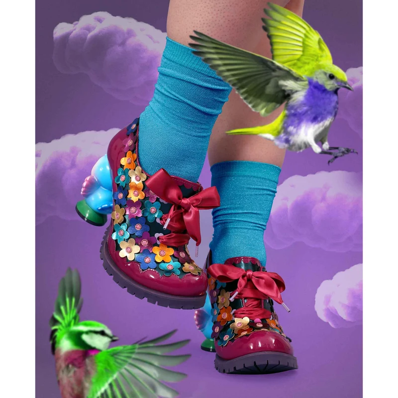 Irregular Choice Damen Birdadette High Heel - Pflaume