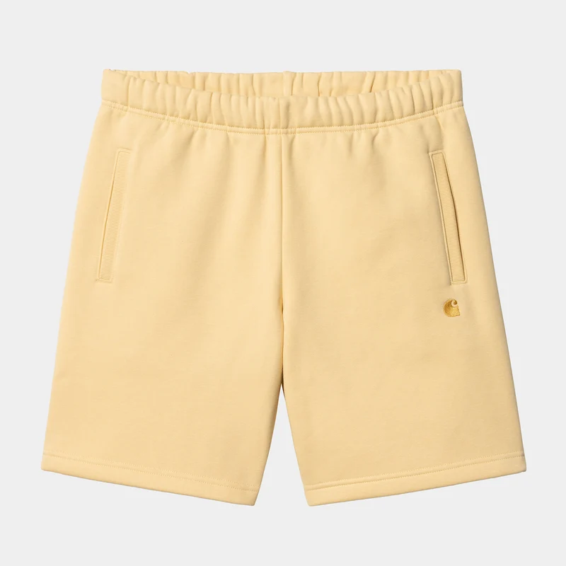 Carhartt WIP Herren Chase Sweat Short – Citron