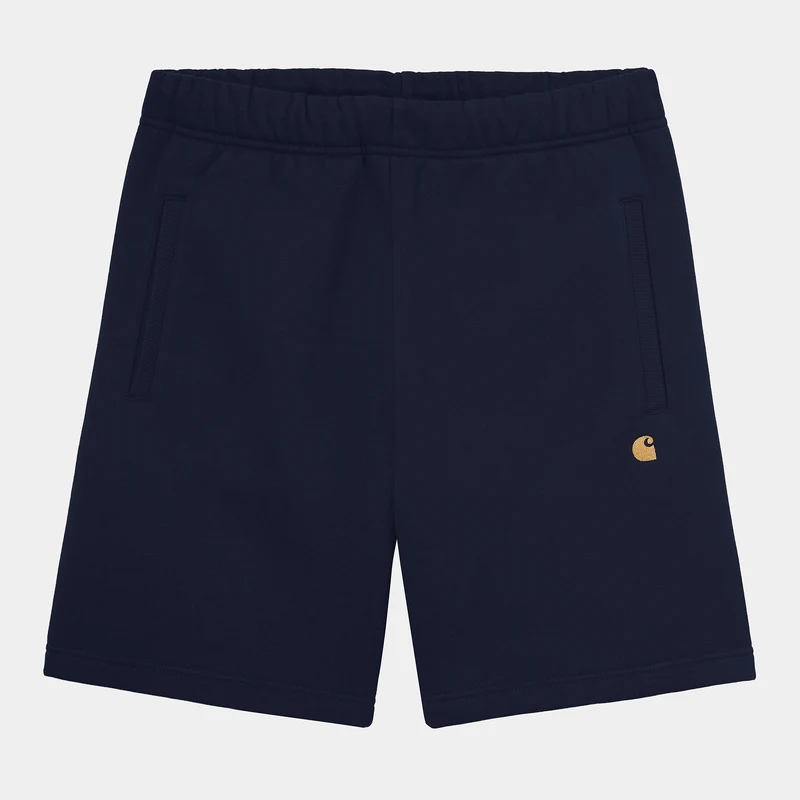 Carhartt WIP Herren Chase Sweat Short – Dunkelblau