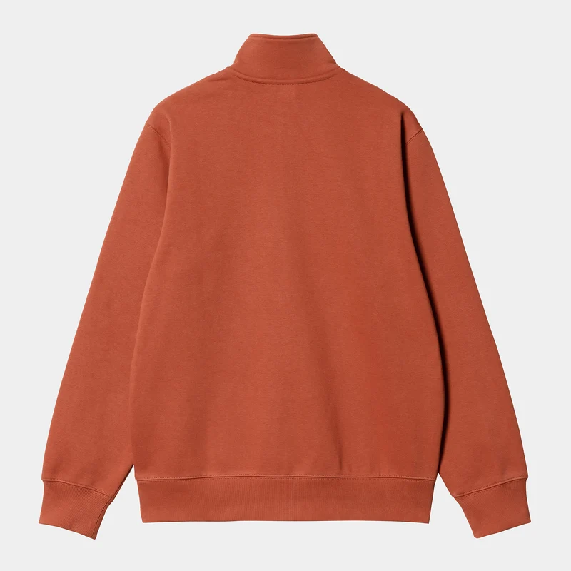 Carhartt WIP Herren Chase Zip Sweat Top – Phoenix / Gold
