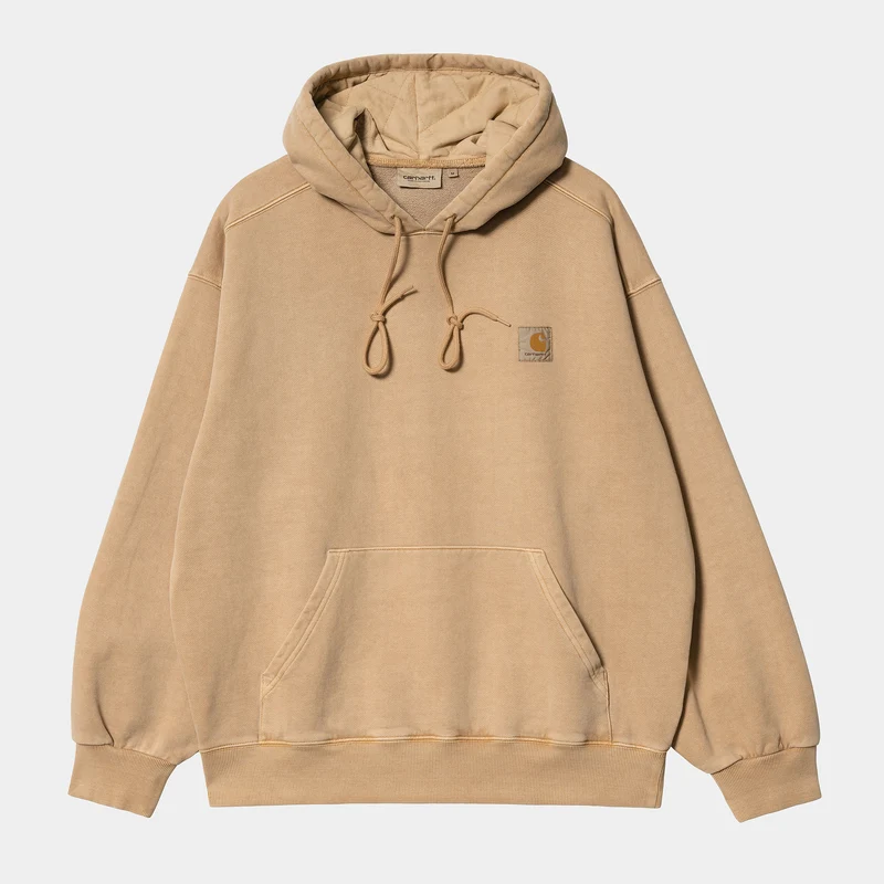 Carhartt WIP Herren Nelson Sweat Hoodie – Dusty Hamilton Brown