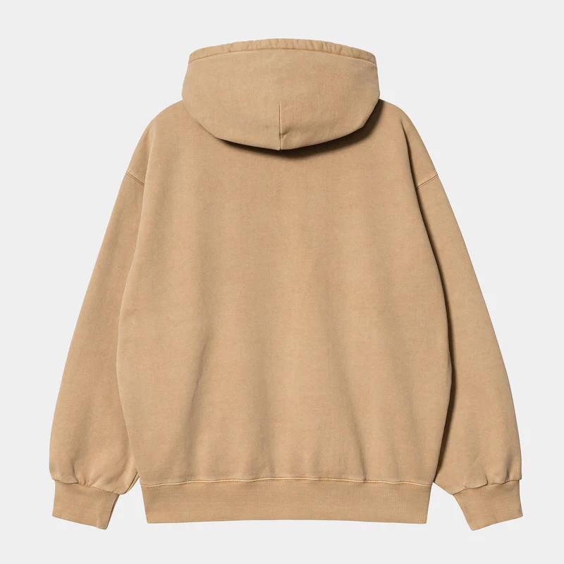 Carhartt WIP Herren Nelson Sweat Hoodie – Dusty Hamilton Brown