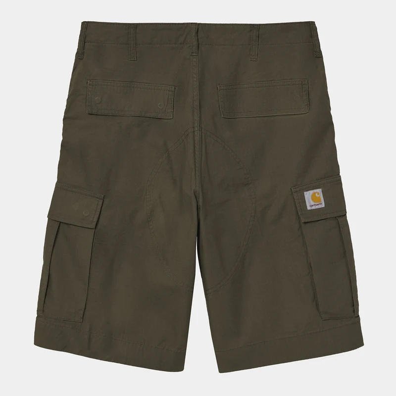 Carhartt WIP Normale Herren-Cargoshorts – Cypress Rinsed