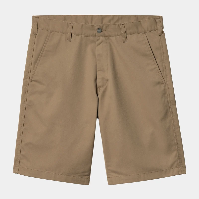 Carhartt WIP Herren-Presenter-Shorts – Leder gespült