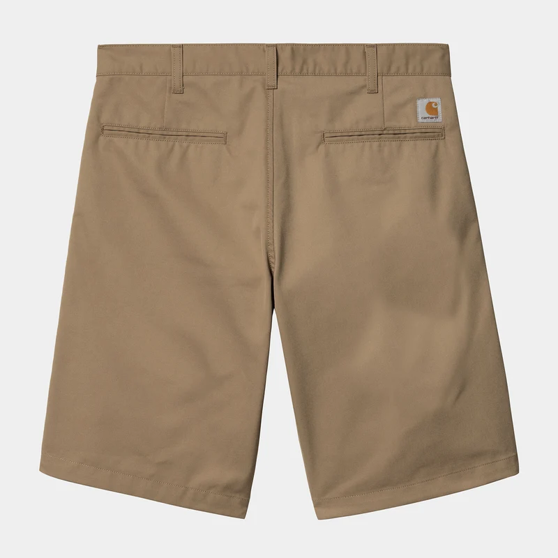 Carhartt WIP Herren-Presenter-Shorts – Leder gespült