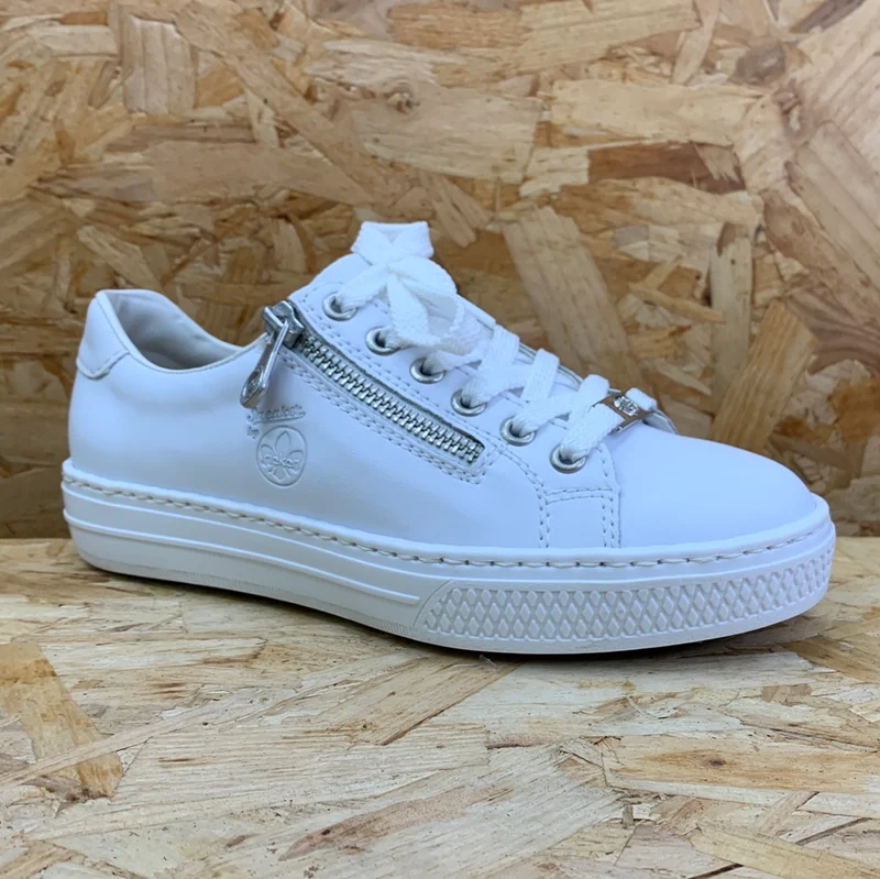 Rieker Modische Damen-Sneaker – Weiß