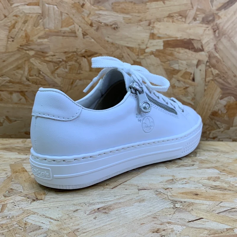 Rieker Modische Damen-Sneaker – Weiß