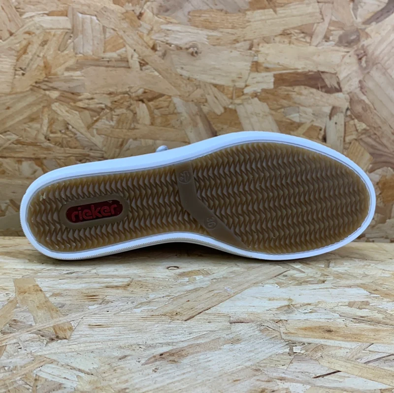 Rieker Modische Damen-Sneaker – Weiß