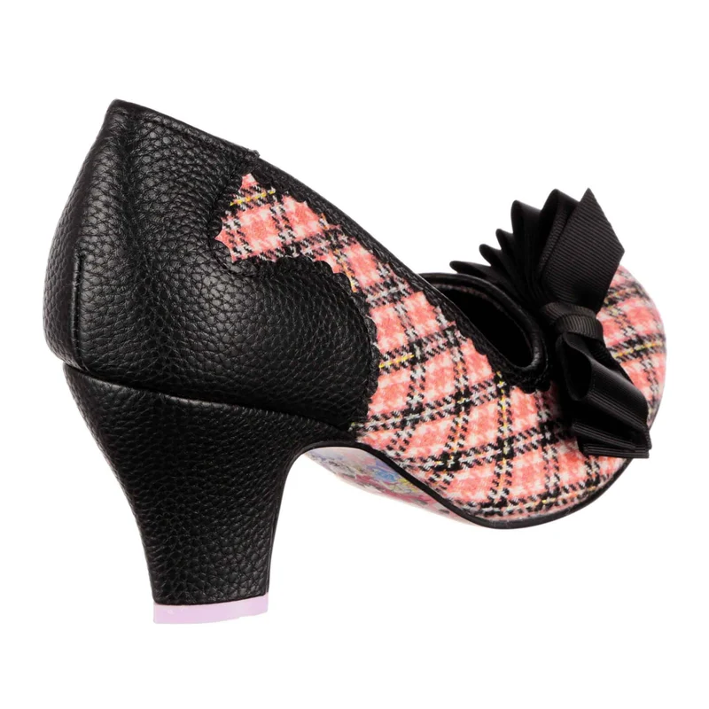 Irregular Choice Damen Palm Cove High Heel - Schwarz / Rosa