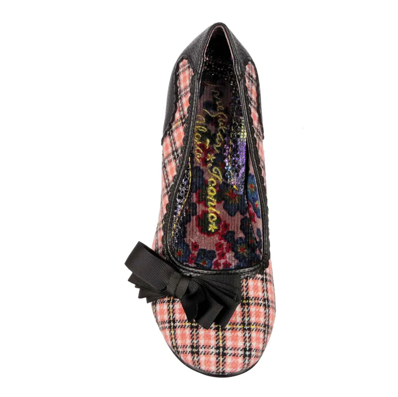 Irregular Choice Damen Palm Cove High Heel - Schwarz / Rosa