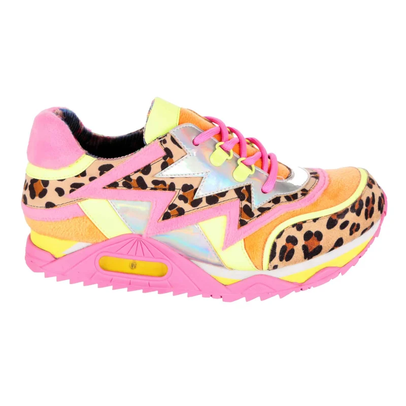 Irregular Choice Damen Jigsaw Jam Trainer – Rosa