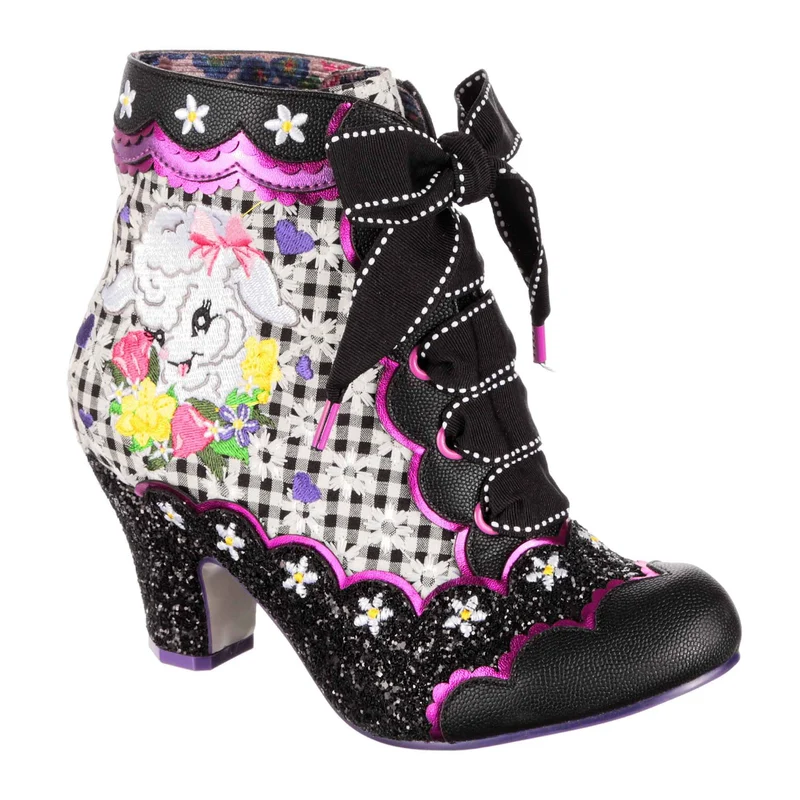 Irregular Choice High Heels „Leaping Lamb“ für Damen – Schwarz