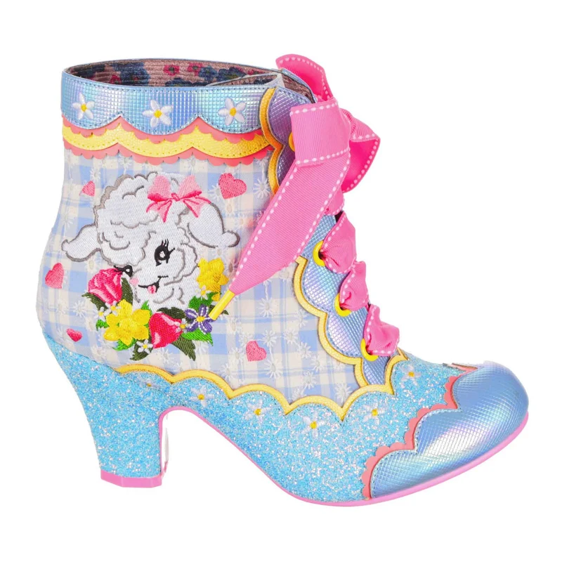 Irregular Choice High Heels „Leaping Lamb“ für Damen – Blau