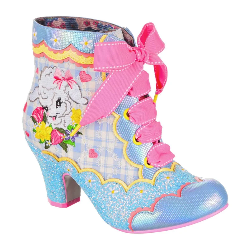 Irregular Choice High Heels „Leaping Lamb“ für Damen – Blau