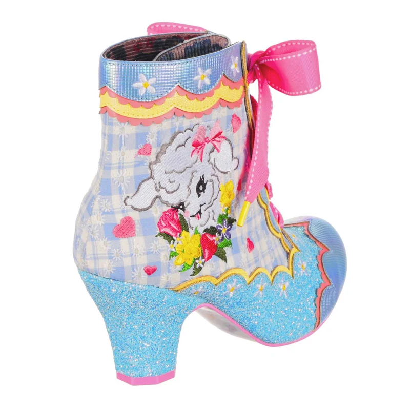 Irregular Choice High Heels „Leaping Lamb“ für Damen – Blau