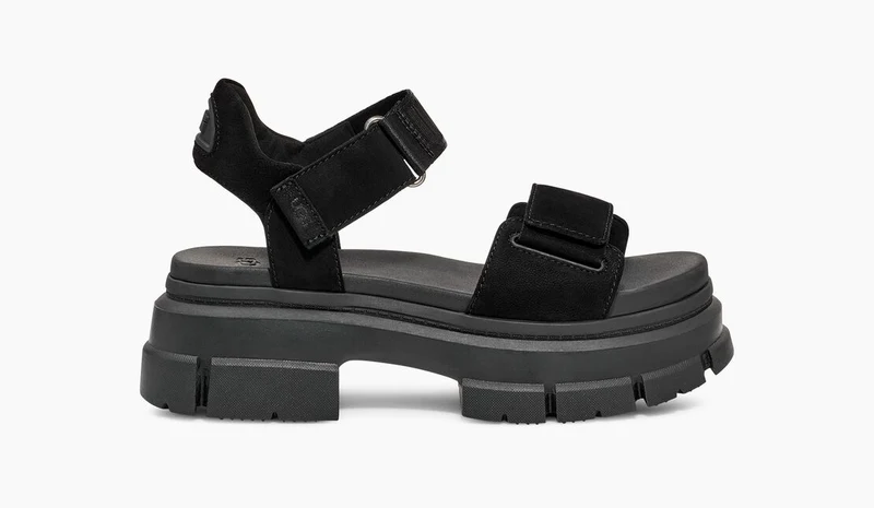 UGG Damen Ashton Knöchelsandale – Schwarz