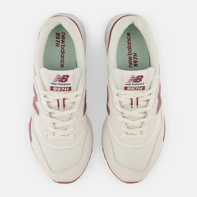 New Balance Damen 997H Fashion Trainer – Sea Salt Burgundy