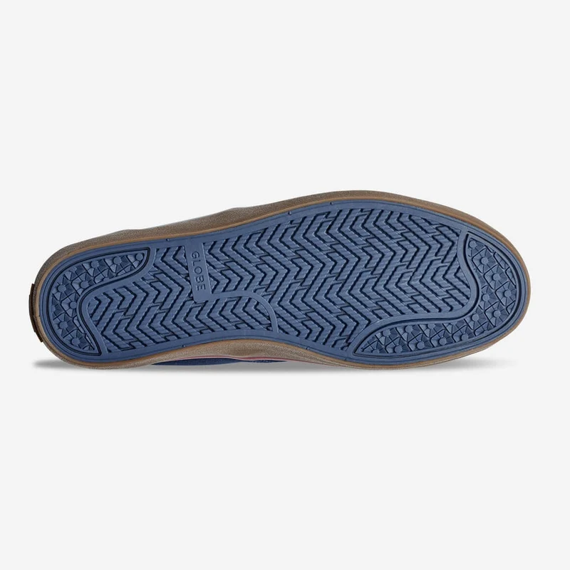 Globe Herren-Sneaker Motley II aus Wildleder – Blau/Gummi
