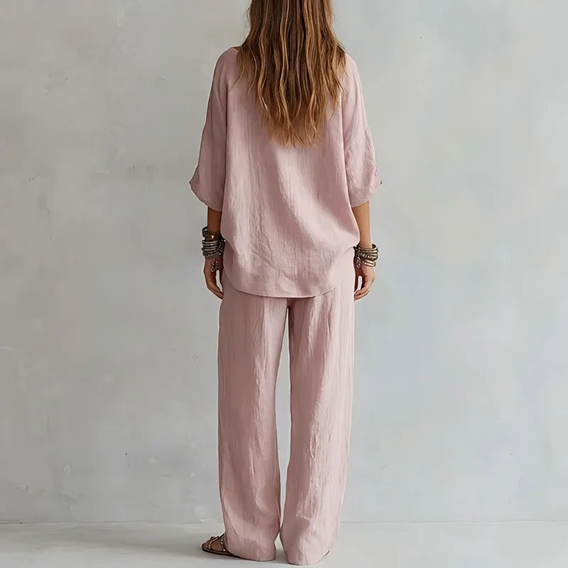 Annika | Damen Off Shoulder Zweiteiler Set