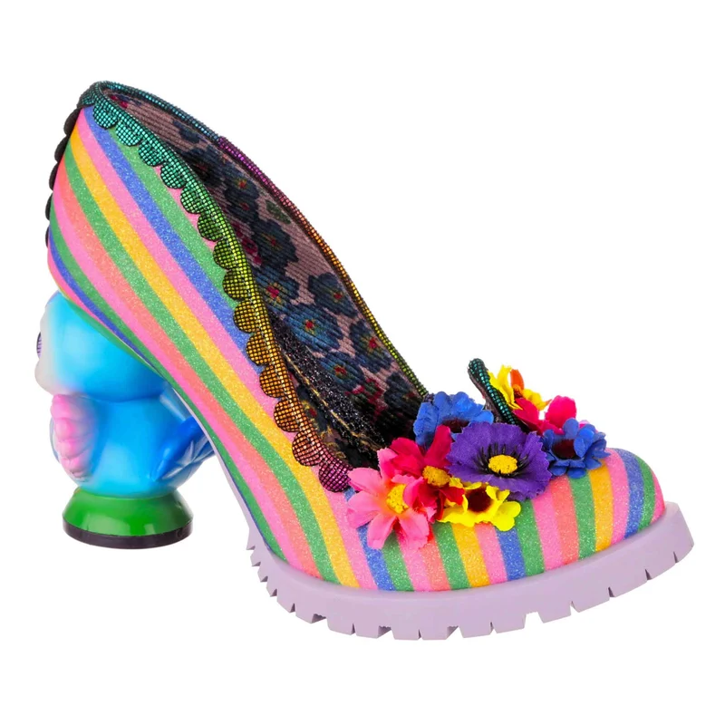 Irregular Choice Flock Together High Heel für Damen – Regenbogen