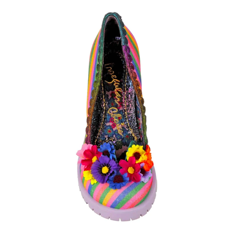 Irregular Choice Flock Together High Heel für Damen – Regenbogen