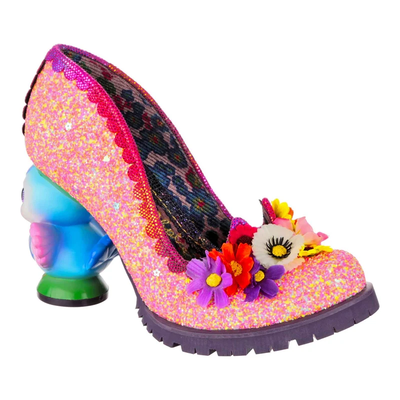 Irregular Choice Damen Flock Together High Heel - Rosa