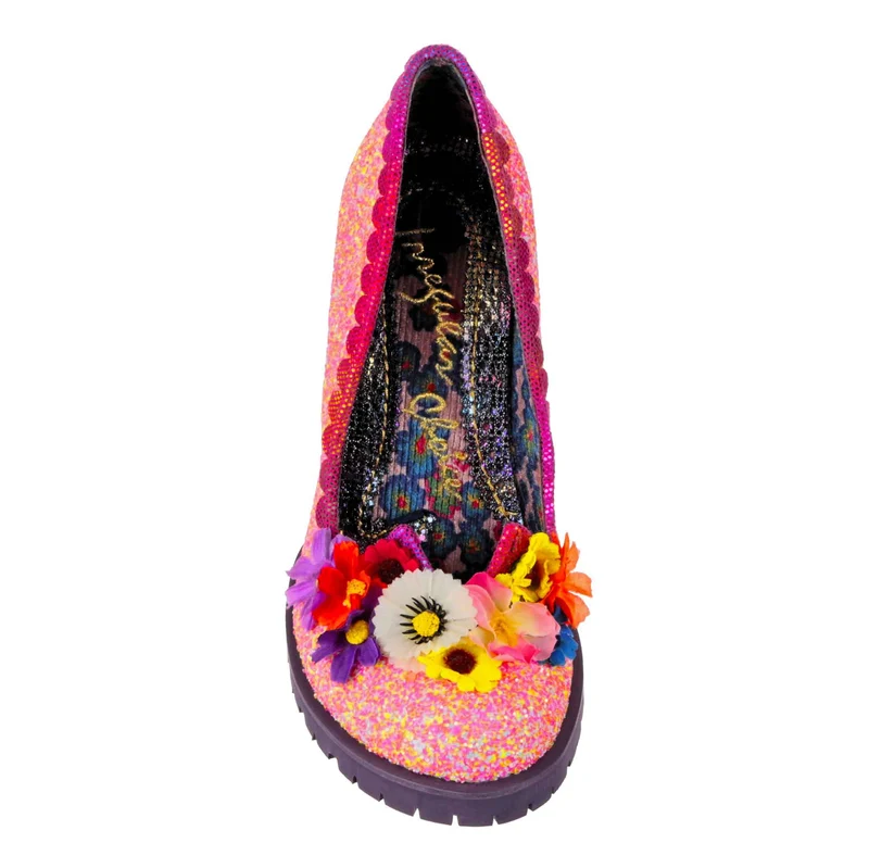 Irregular Choice Damen Flock Together High Heel - Rosa