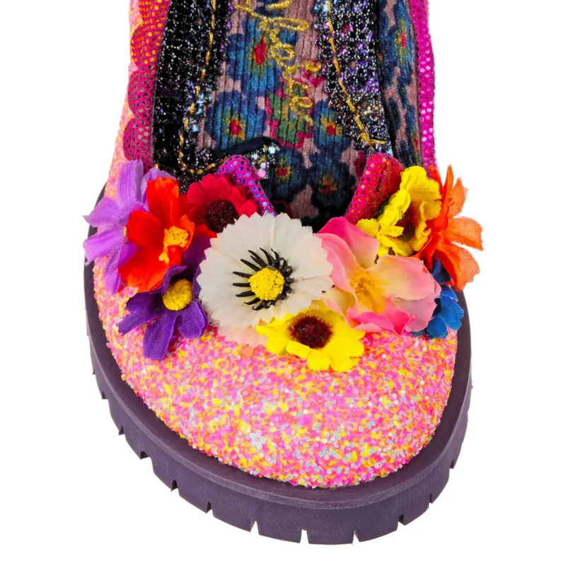Irregular Choice Damen Flock Together High Heel - Rosa