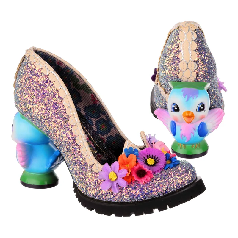 Irregular Choice Damen Flock Together High Heel - Lila