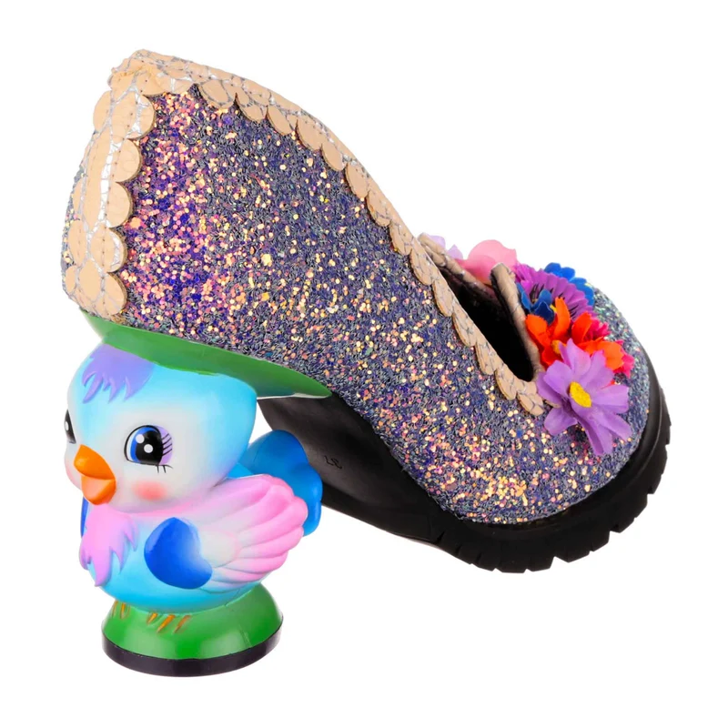 Irregular Choice Damen Flock Together High Heel - Lila