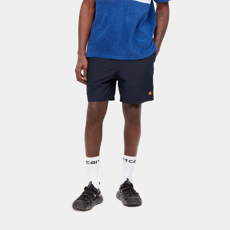 Carhartt WIP Chase-Badeshorts für Herren – Dunkelblau