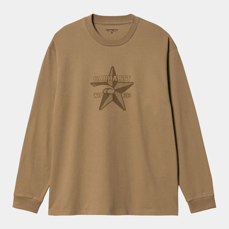 Carhartt WIP Langärmeliges Sheriff-T-Shirt für Herren – Buffalo