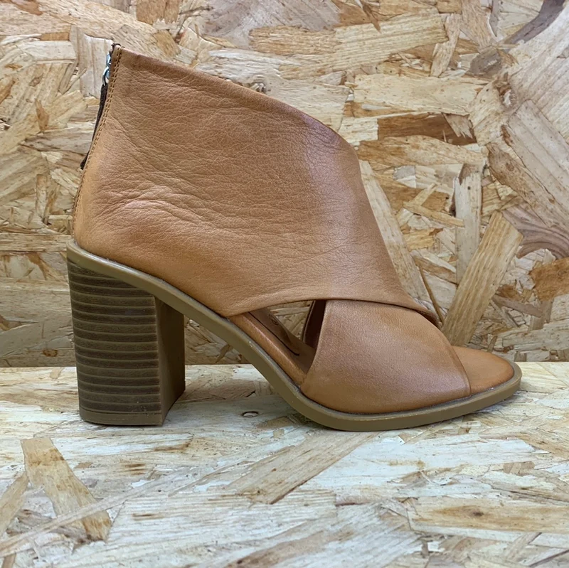 Carmela Damen-Leder-High-Heel - Kamel