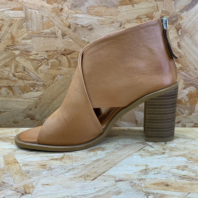 Carmela Damen-Leder-High-Heel - Kamel