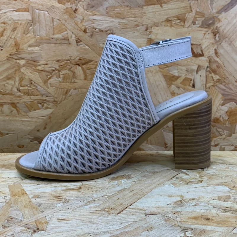 Carmela Damen-High-Heel aus Leder – Eis
