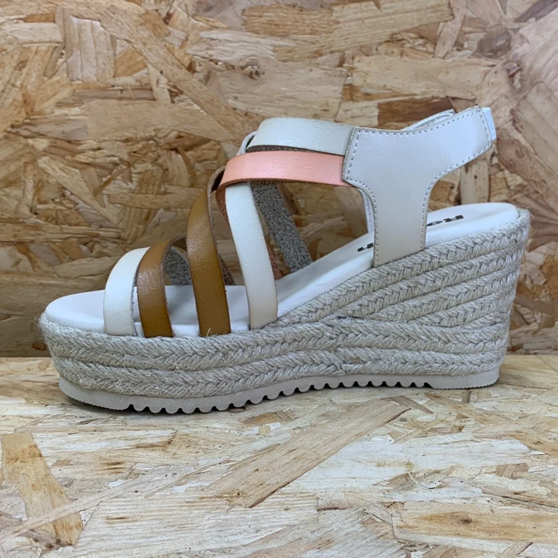 Refresh Modische Damen-Keilsandalen – Eis