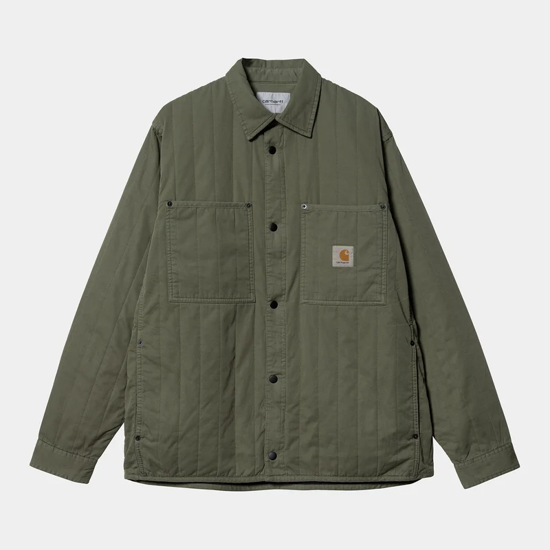 Carhartt WIP Herren-Skyler-Hemdjacke – Dollargrün, stückgefärbt