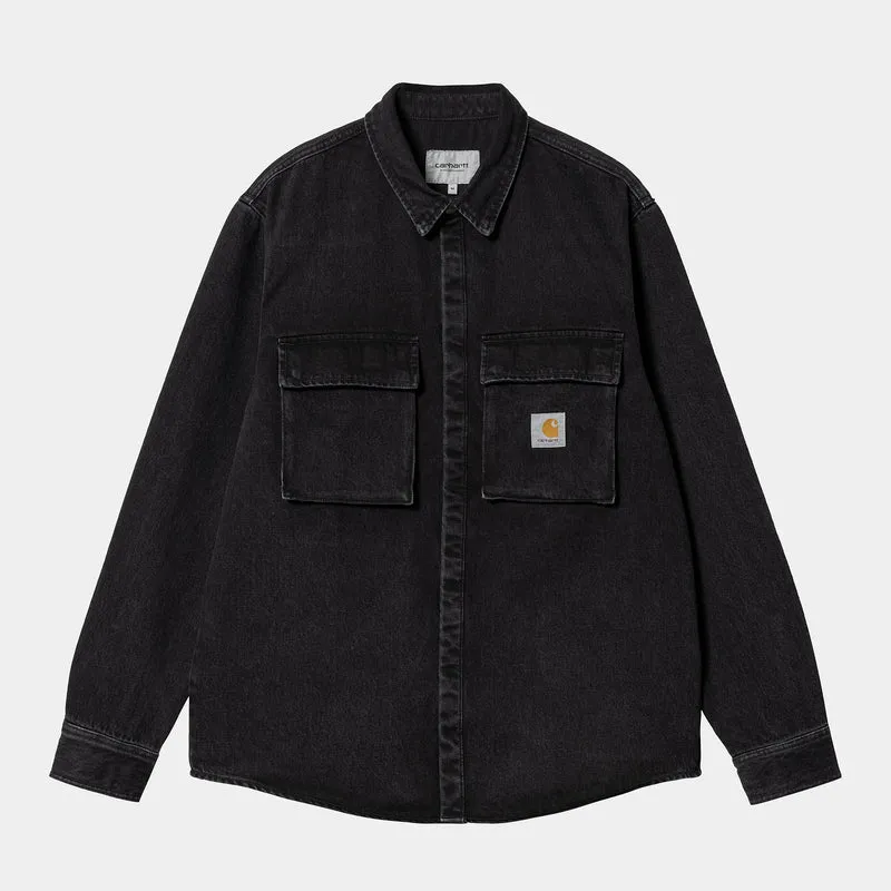 Carhartt WIP Monterey-Hemdjacke für Herren – Schwarz